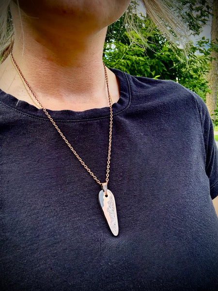 Copper Damascus Necklace